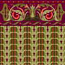 Dollhouse Miniature 1/2In Scale Wallpaper: Melrose